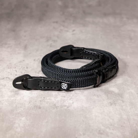 No Slice Steel Core Trailflex Adjustable Camera Strap - Stealth