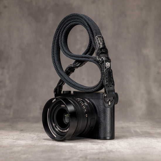 No Slice Steel Core Trailflex Adjustable Camera Strap - Stealth