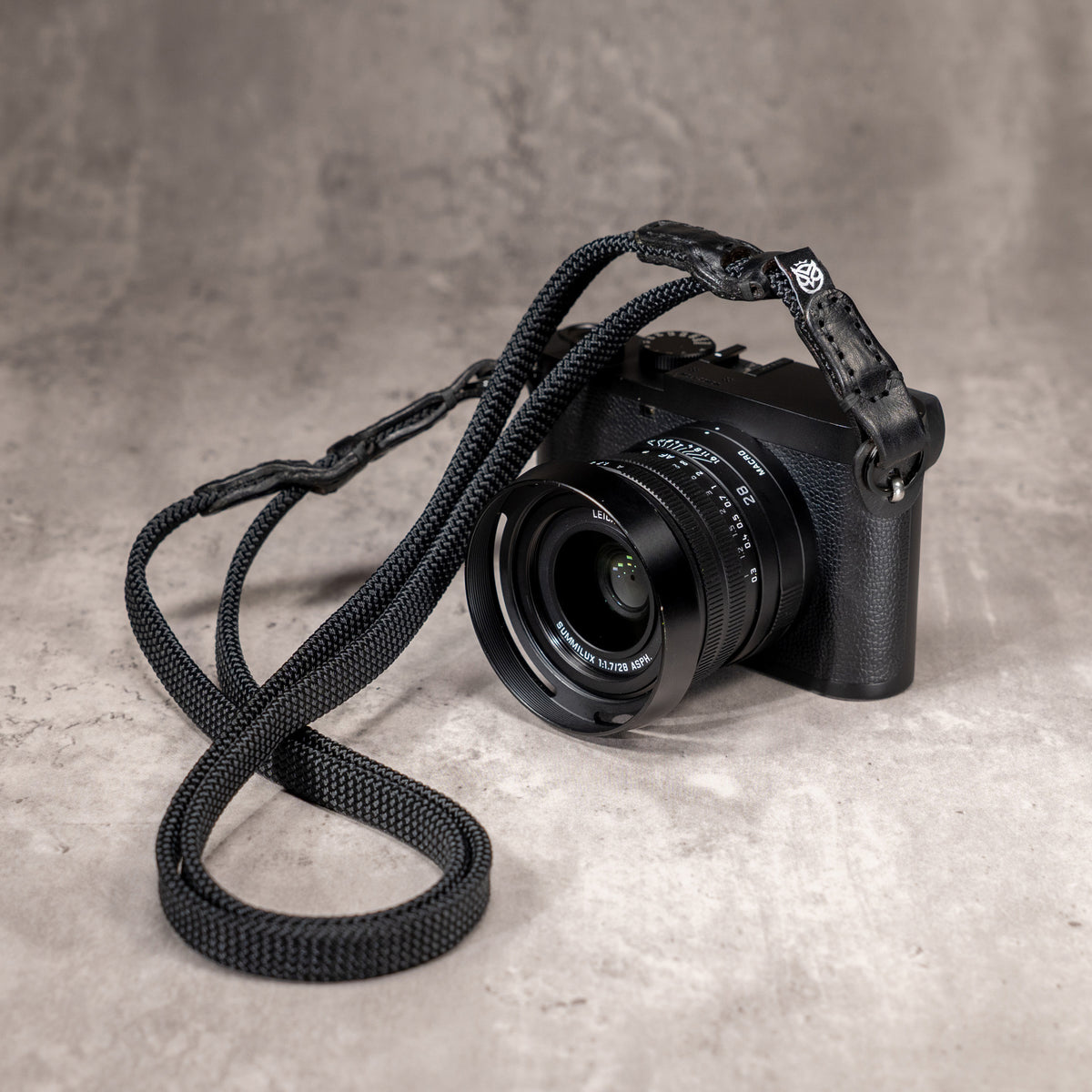 No Slice Steel Core Trailflex Adjustable Camera Strap - Stealth