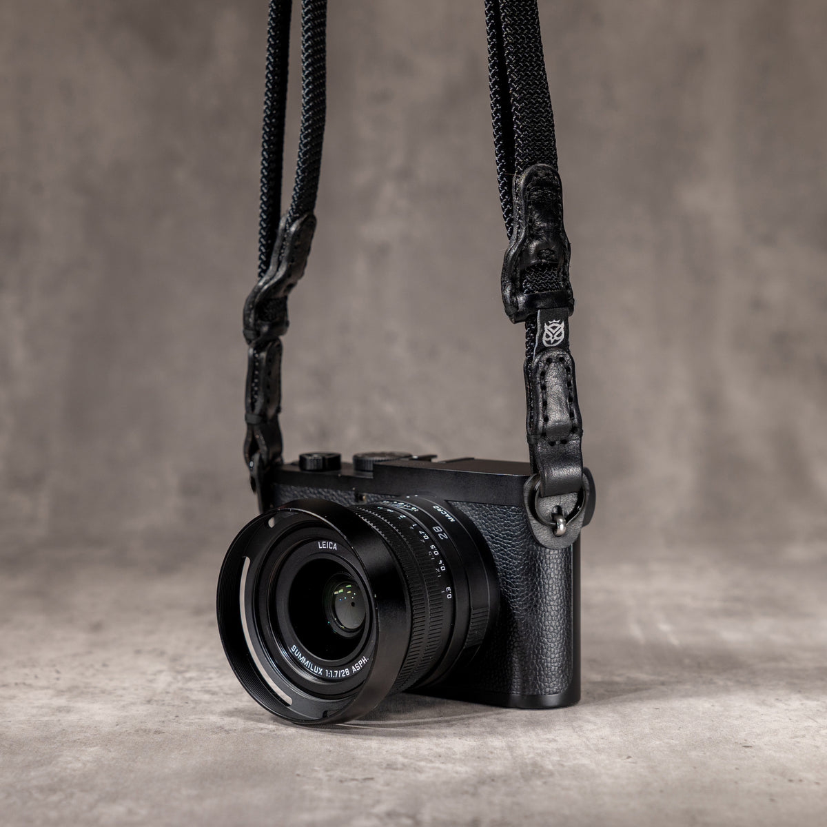 No Slice Steel Core Trailflex Adjustable Camera Strap - Stealth