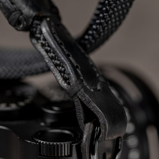 No Slice Steel Core Trailflex Adjustable Camera Strap - Stealth