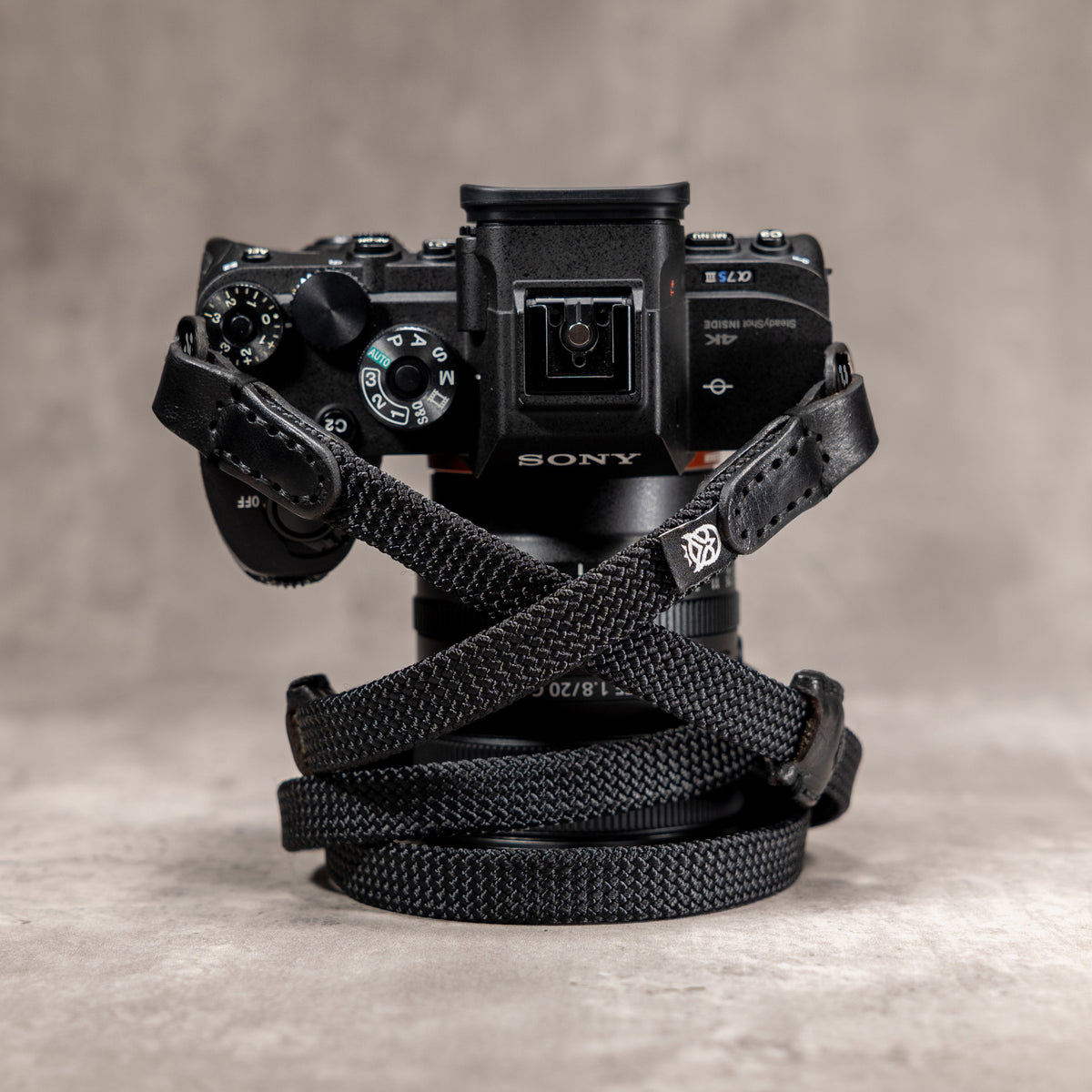 No Slice Steel Core Trailflex Adjustable Camera Strap - Stealth