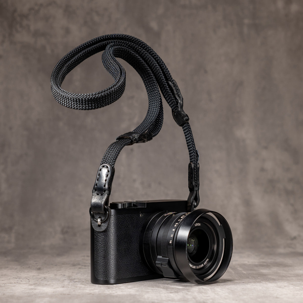 No Slice Steel Core Trailflex Adjustable Camera Strap - Stealth