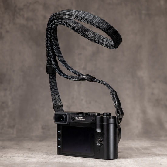 No Slice Steel Core Trailflex Adjustable Camera Strap - Stealth