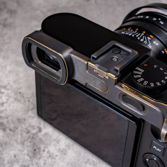 EyeKup For Leica Q2 & Q3 Black Patina (Requires a HotGrip)