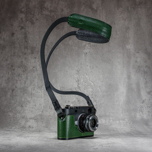 FlexCase & Classic Flat Padded Rope Camera Strap Set - Emerald Gloss Save $50 on SET