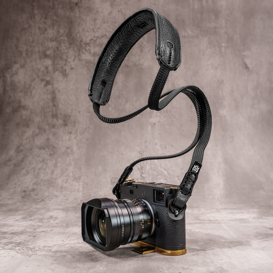 Classic Flat Padded Rope Camera Strap - Stealth