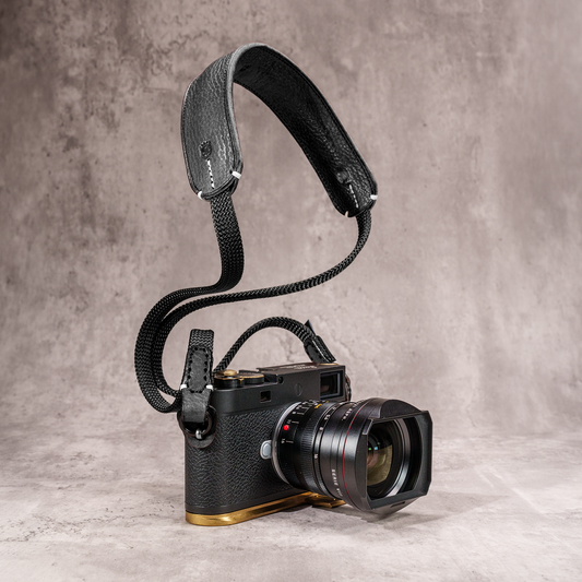 Classic Flat Padded Rope Camera Strap - Monochrome