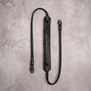 Classic Flat Padded Rope Camera Strap - Black with Red Accent