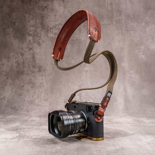 No Slice Steel Core Flat Padded Rope Camera Strap - Outback
