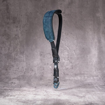 WristFlex Padded Camera Strap - Cobalt Patina