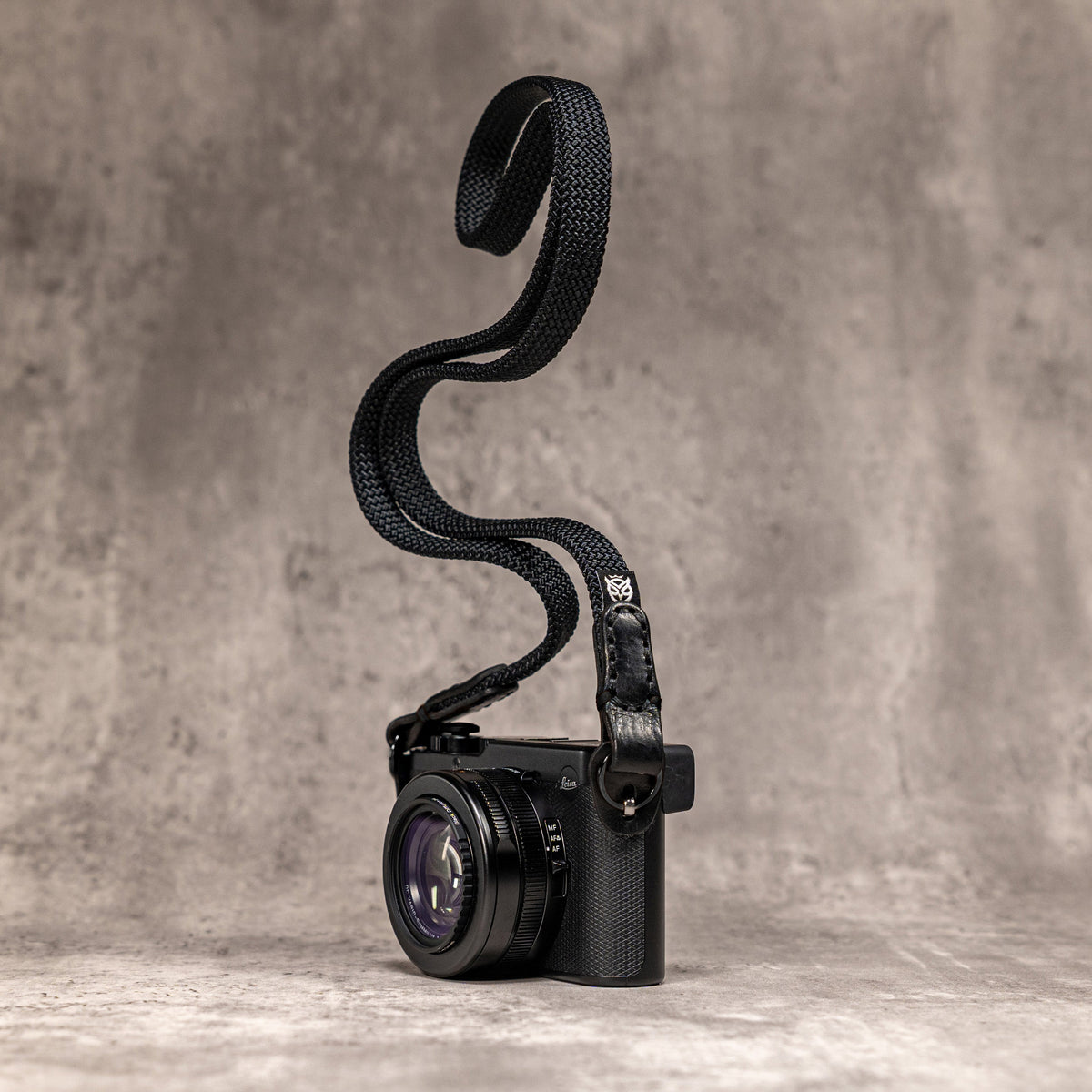 No Slice Steel Core Flat Rope Camera Strap - Stealth
