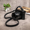 No Slice Steel Core Flat Rope Camera Strap - Stealth