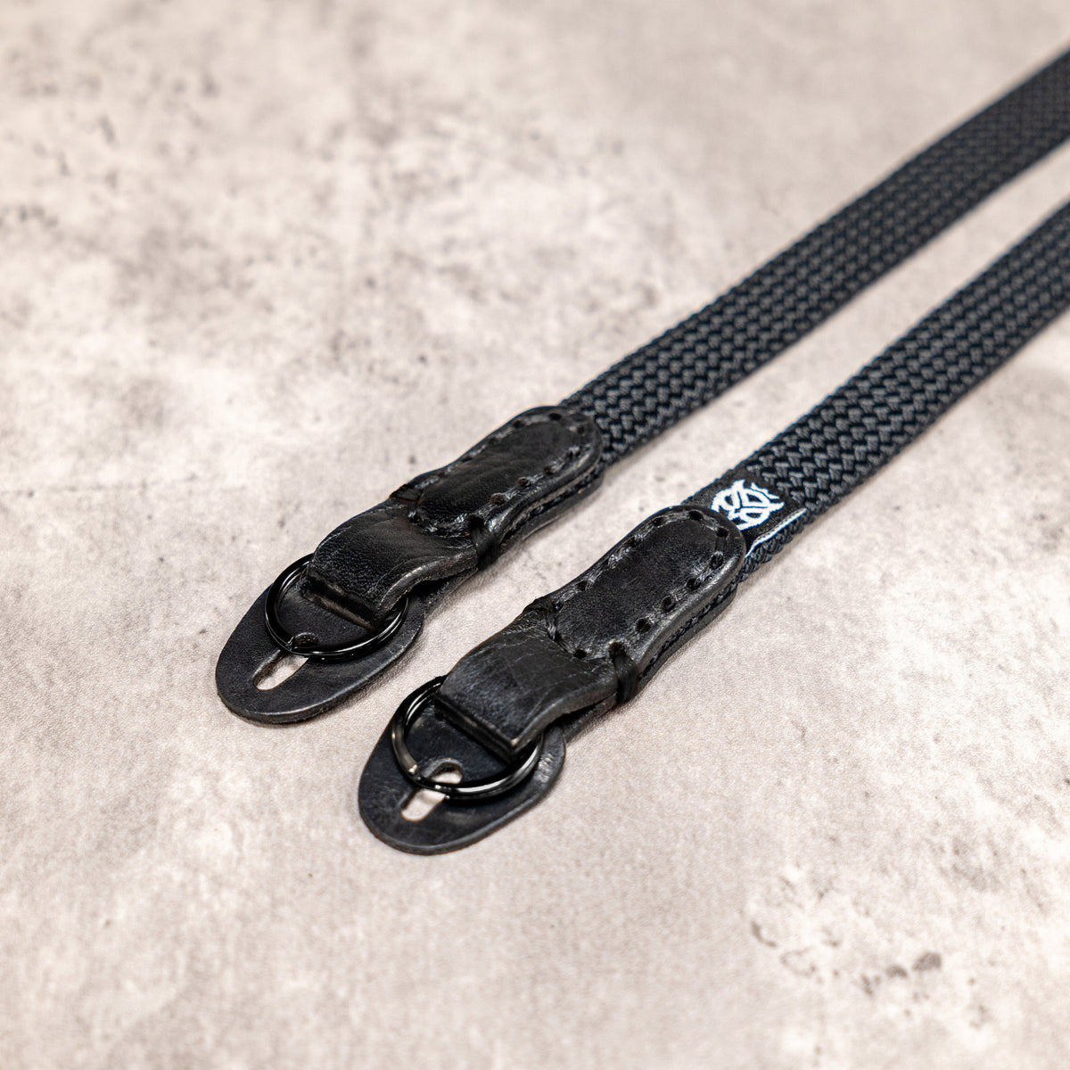 No Slice Steel Core Flat Rope Camera Strap - Stealth