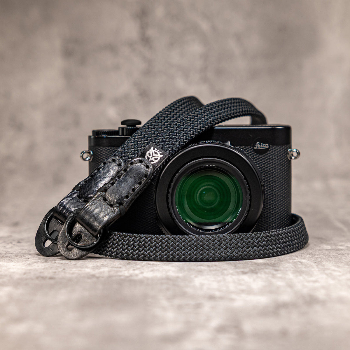 No Slice Steel Core Flat Rope Camera Strap - Stealth