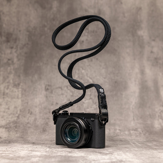 Classic Flat Rope Camera Strap - Stealth