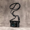 No Slice Steel Core Flat Rope Camera Strap - Stealth