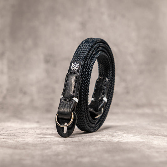 Classic Flat Rope Camera Strap - Monochrome