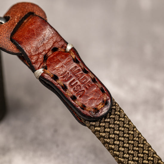 No Slice Steel Core Flat Rope Camera Strap - Outback