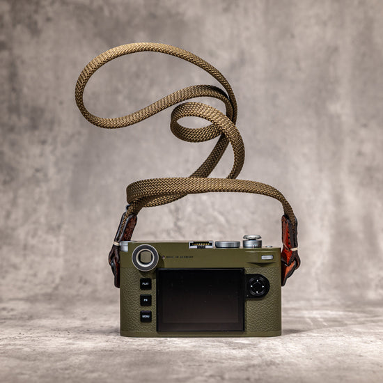 No Slice Steel Core Flat Rope Camera Strap - Outback