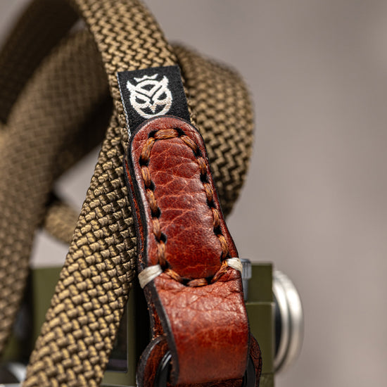 No Slice Steel Core Flat Rope Camera Strap - Outback