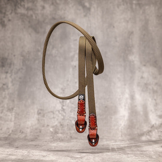 No Slice Steel Core Flat Rope Camera Strap - Outback