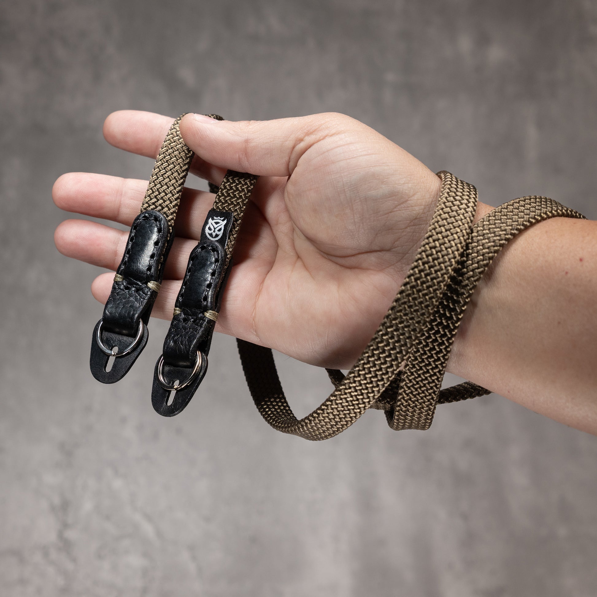Classic Flat Rope Camera Strap - Safari