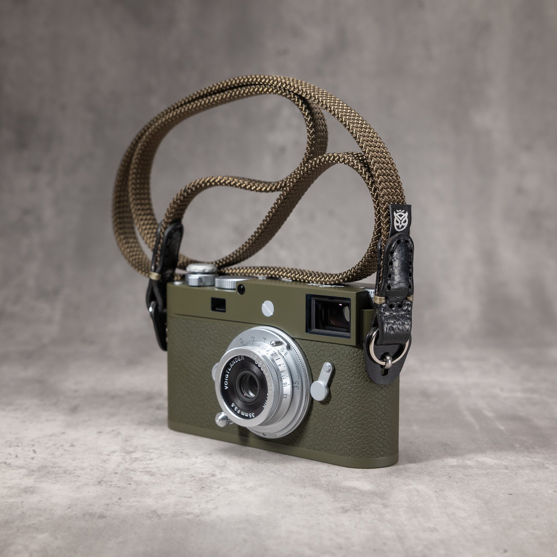 Classic Flat Rope Camera Strap - Safari