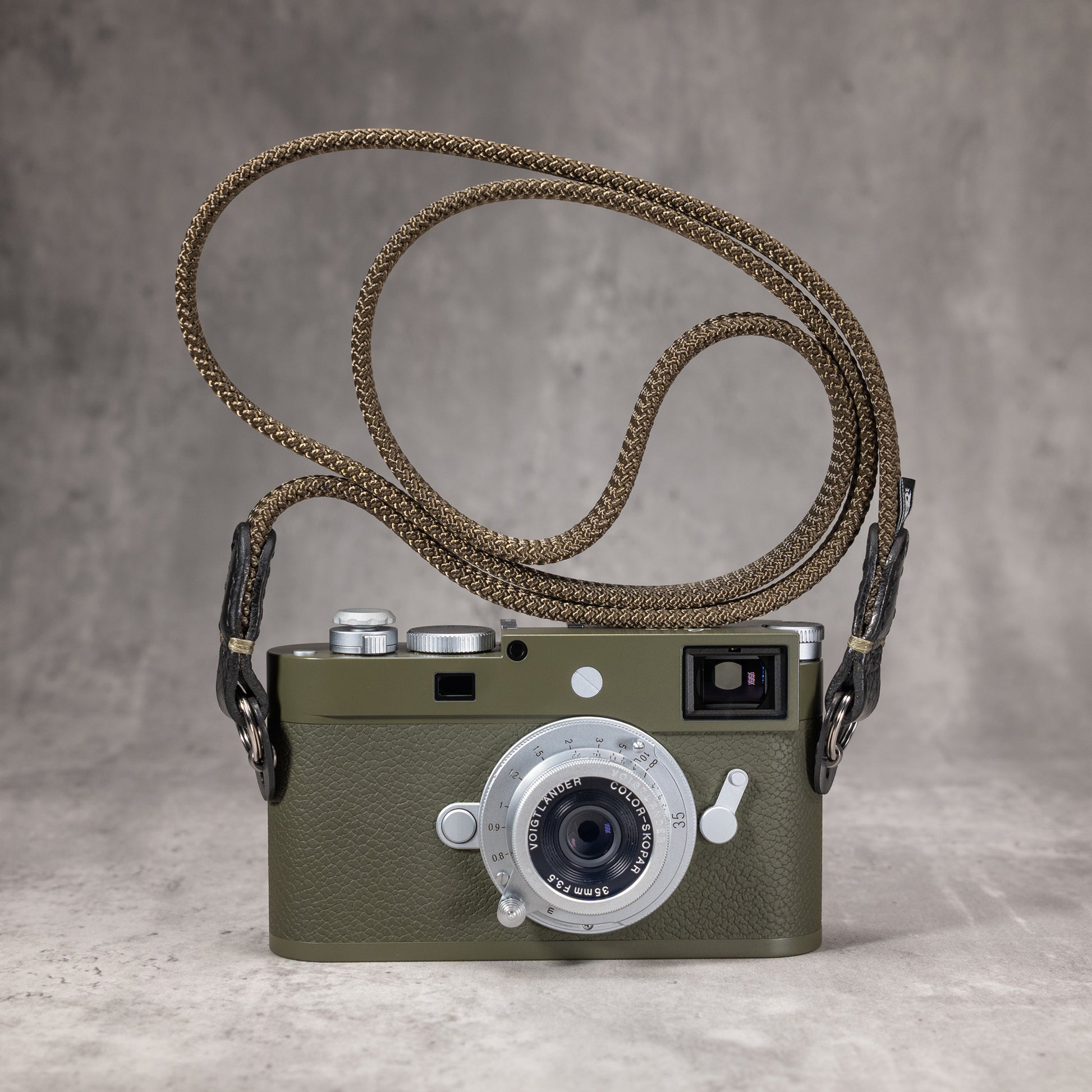 Classic Flat Rope Camera Strap - Safari