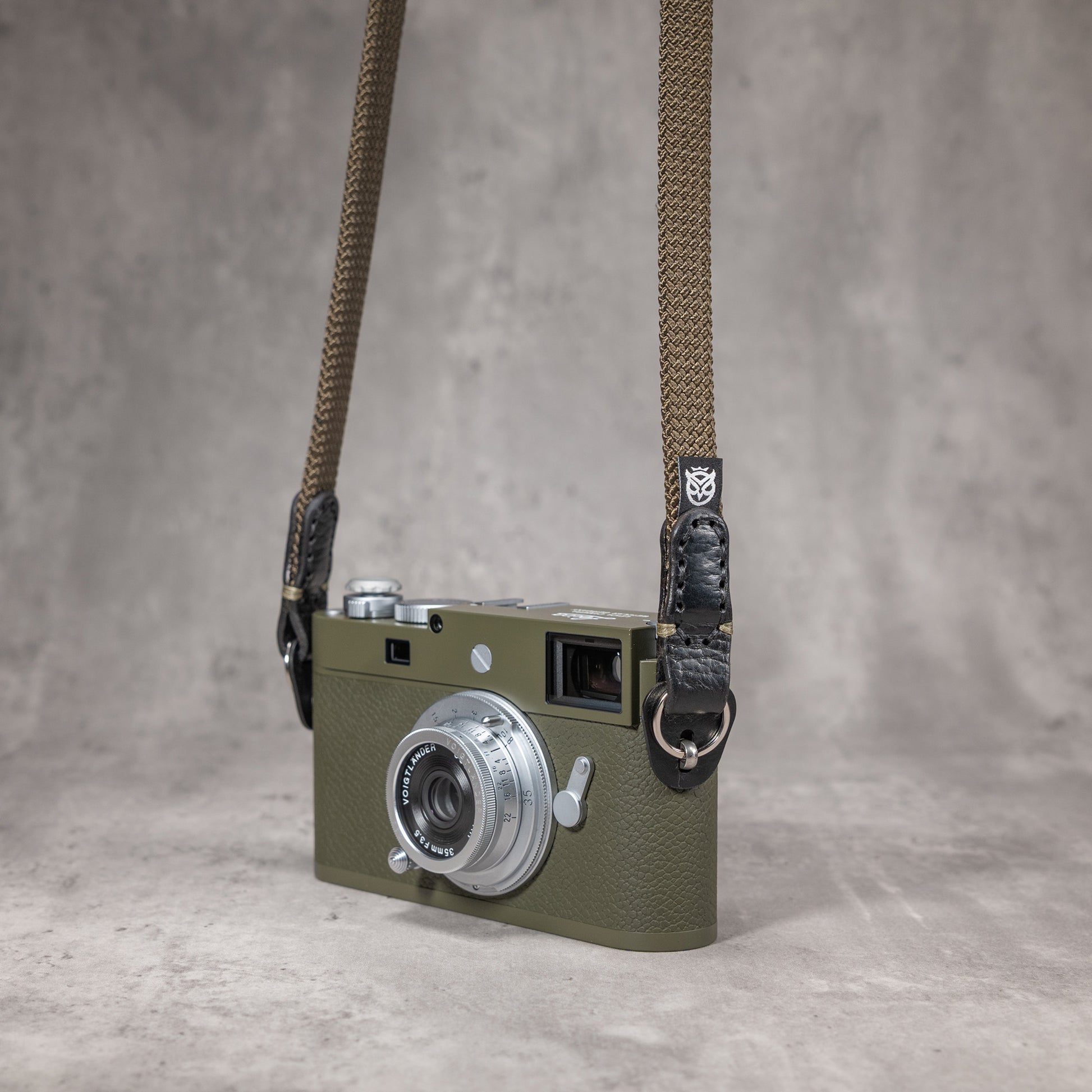 Classic Flat Rope Camera Strap - Safari