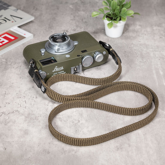Classic Flat Rope Camera Strap - Safari