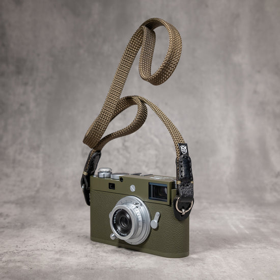 Classic Flat Rope Camera Strap - Safari