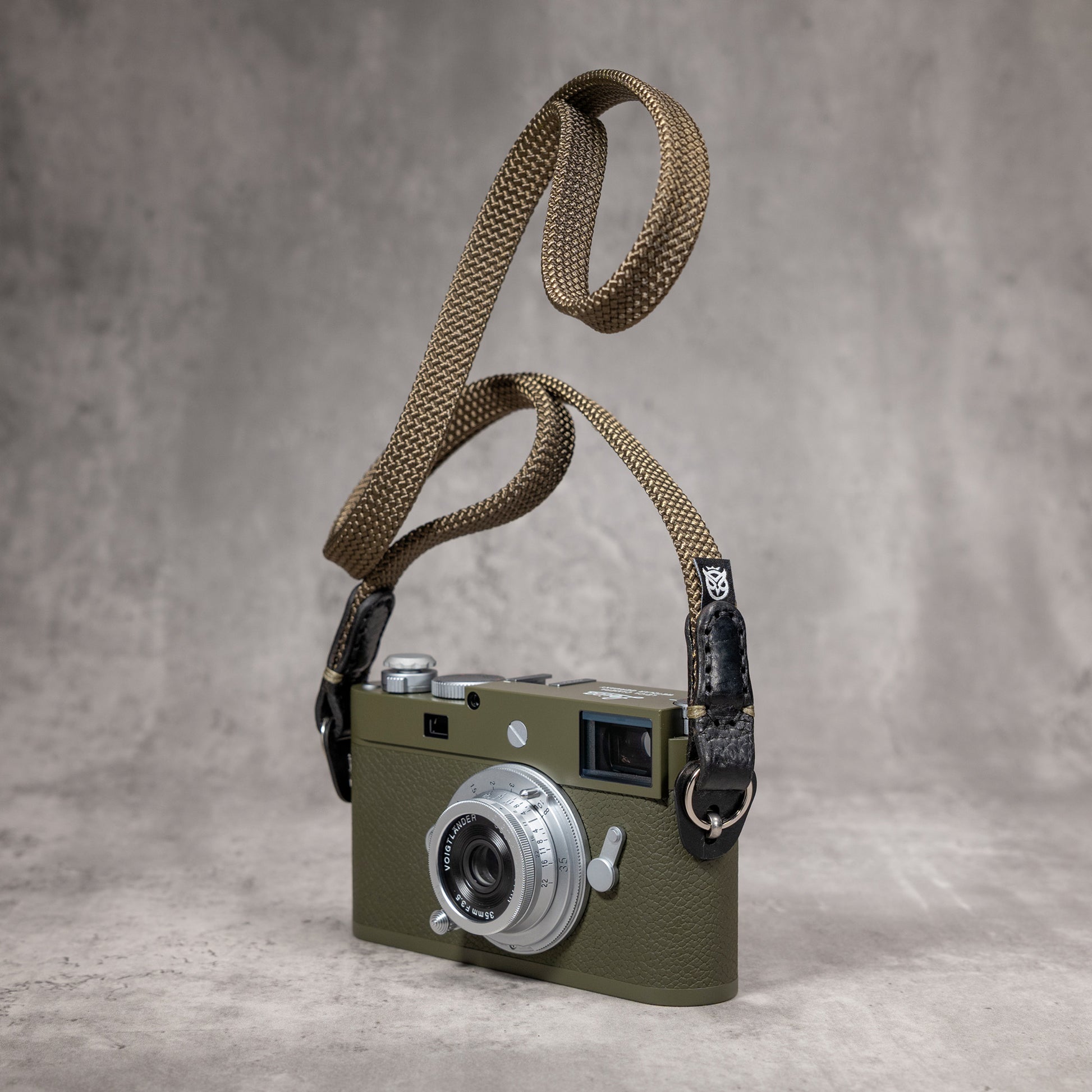 Classic Flat Rope Camera Strap - Safari
