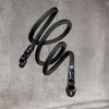 Classic Round Rope Camera Strap - Black with red accent