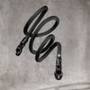 No Slice Steel Core Round Rope Camera Strap - Black with Red Accent