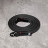 Classic Round Rope Camera Strap - Black with red accent
