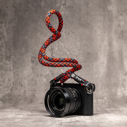 Classic Round Rope Camera Strap - Blaze