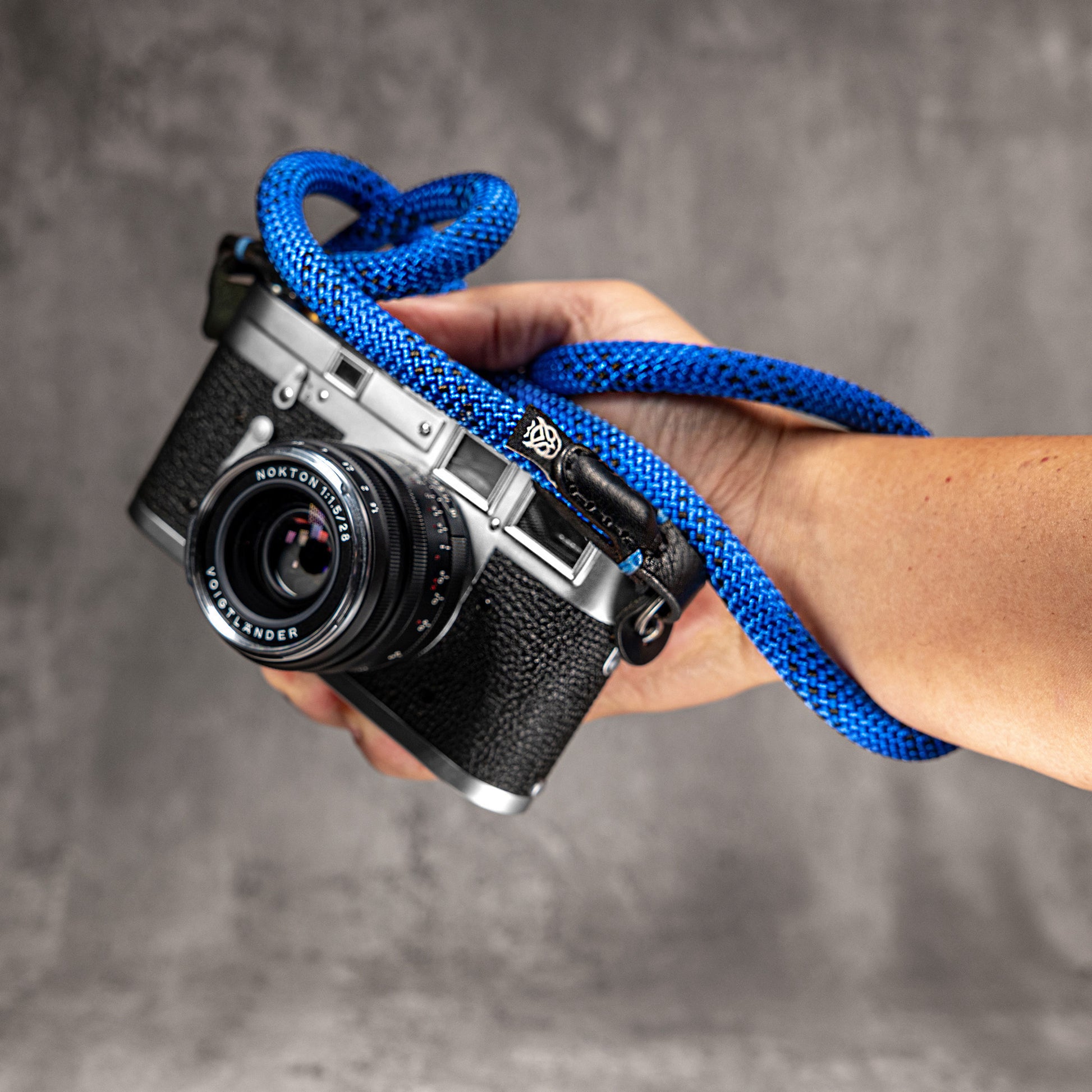 Classic Round Rope Camera Strap - Blue