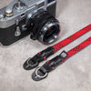 Classic Round Rope Camera Strap - Red