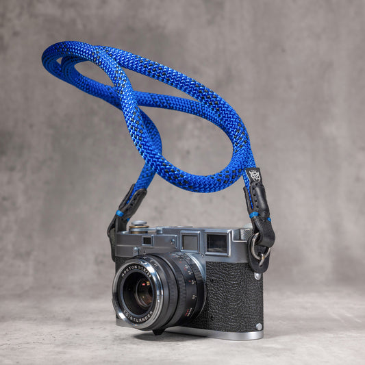 Classic Round Rope Camera Strap - Blue