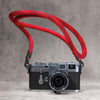Classic Round Rope Camera Strap - Red