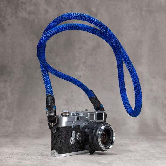 Classic Round Rope Camera Strap - Blue