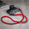 Classic Round Rope Camera Strap - Red