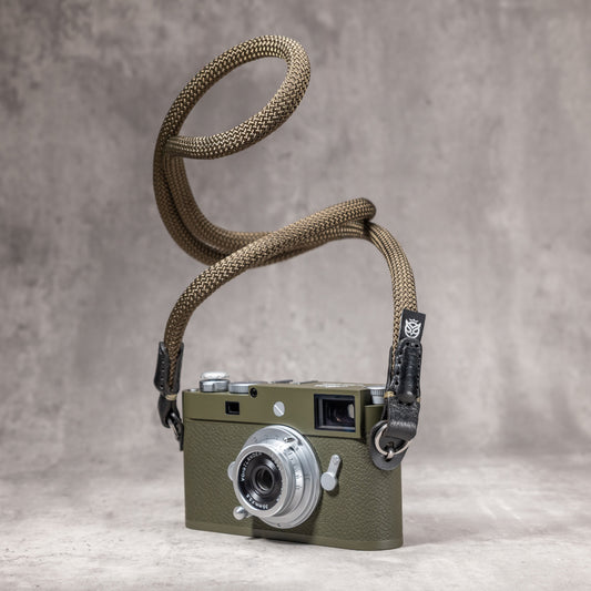 Classic Round Rope Camera Strap - Safari