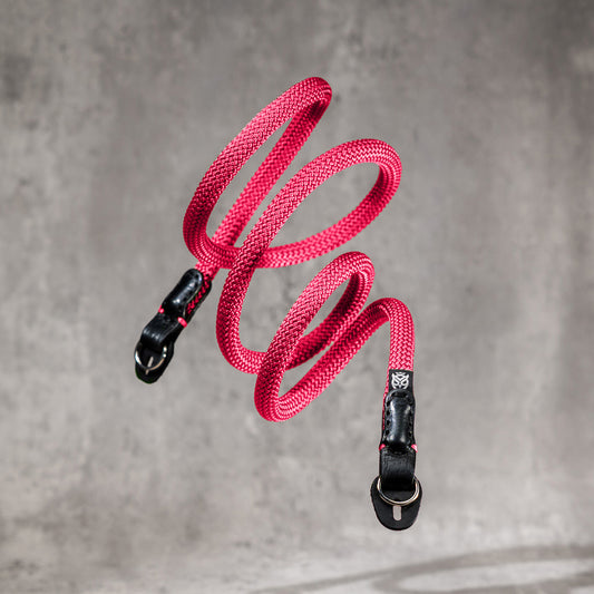 Classic Round Rope Camera Strap - Pixel Pink