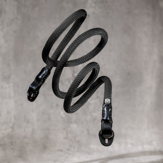 No Slice Steel Core Round Rope Camera Strap - Stealth