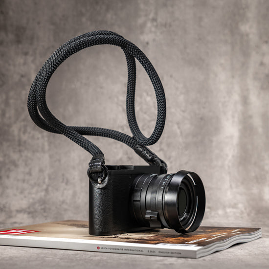 Classic Round Rope Camera Strap -  Stealth