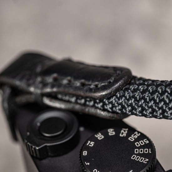 No Slice Steel Core Round Rope Camera Strap - Stealth