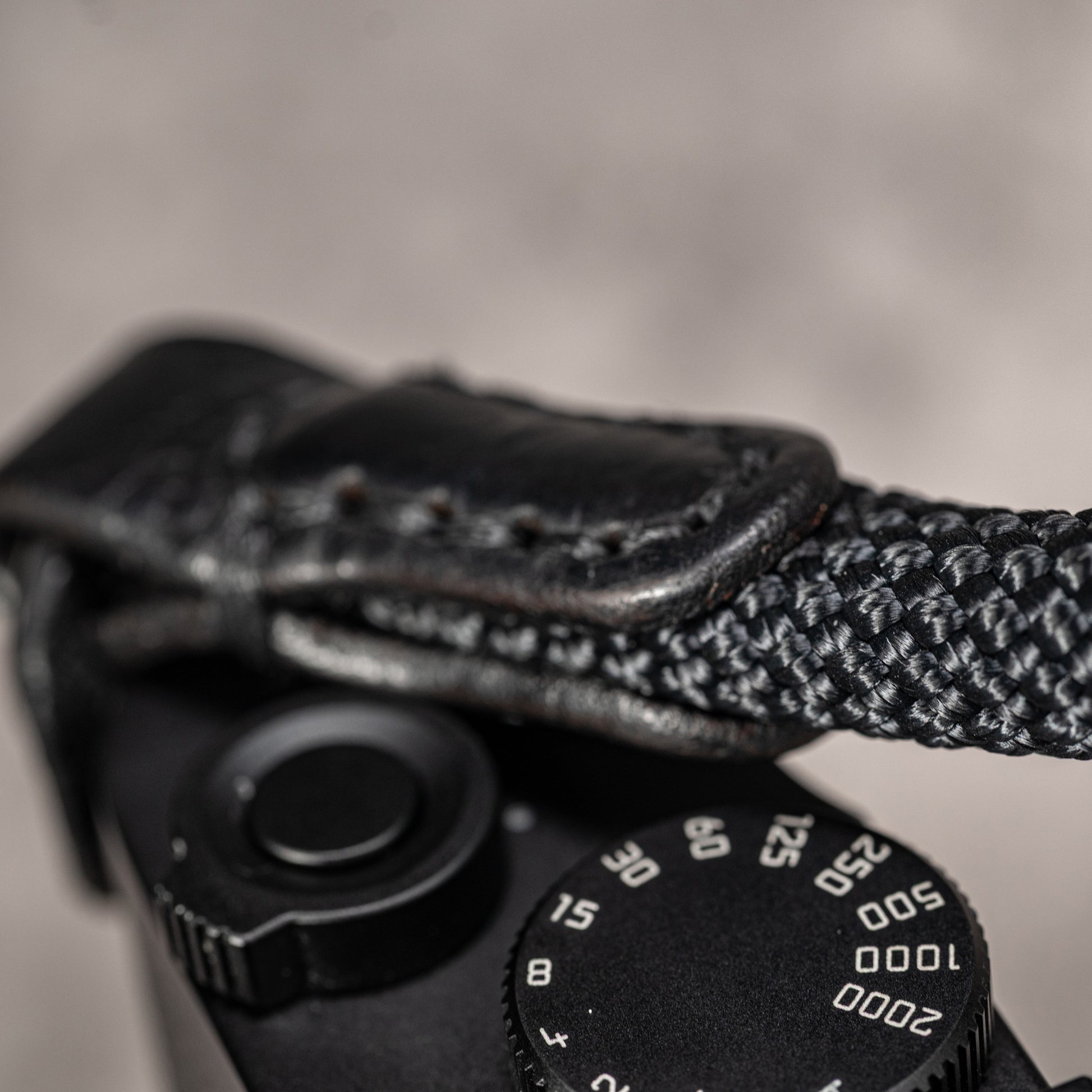 Classic Round Rope Camera Strap -  Stealth