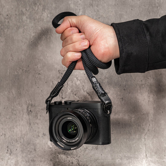 Classic Round Rope Camera Strap -  Stealth